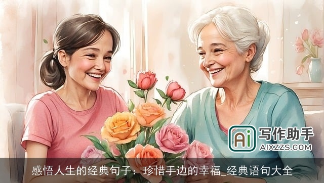 感悟人生的经典句子：珍惜手边的幸福_经典语句大全