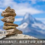 感悟人生的经典句子：痛苦源于欲望_经典语句大全