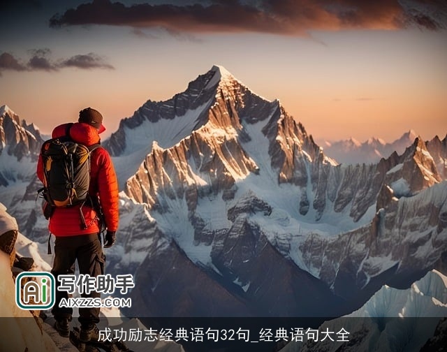 成功励志经典语句32句_经典语句大全