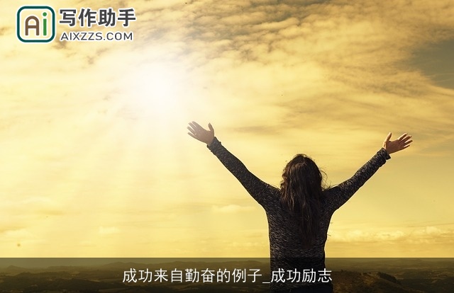 成功来自勤奋的例子_成功励志