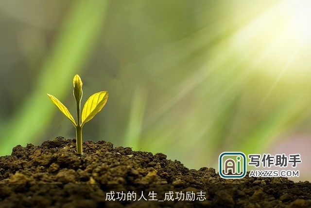 成功的人生_成功励志