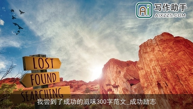 我尝到了成功的滋味300字范文_成功励志