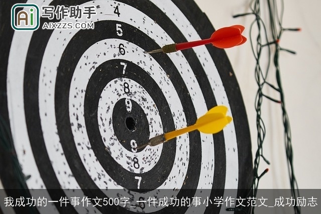 我成功的一件事作文500字_一件成功的事小学作文范文_成功励志
