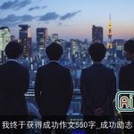 我终于获得成功作文550字_成功励志