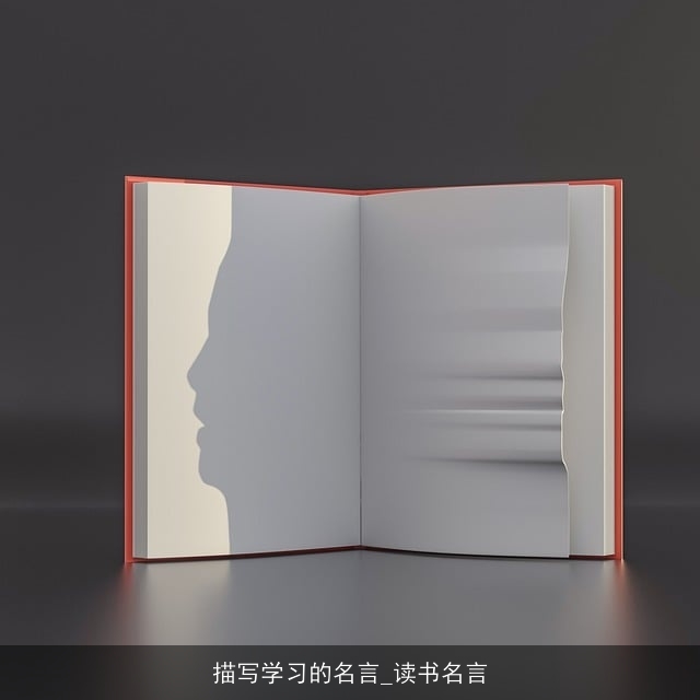 描写学习的名言_读书名言