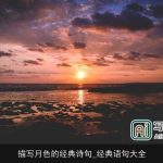 描写月色的经典诗句_经典语句大全