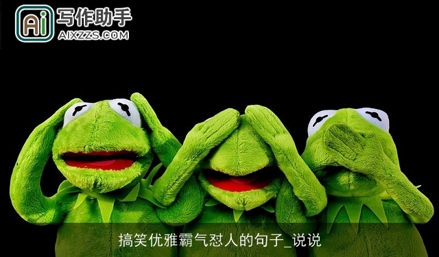 搞笑优雅霸气怼人的句子_说说