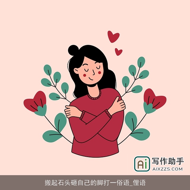 搬起石头砸自己的脚打一俗语_俚语