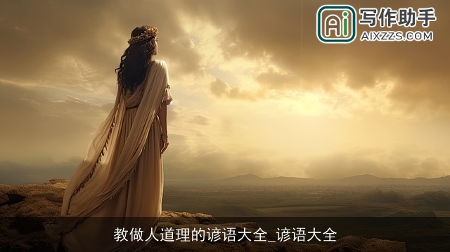 教做人道理的谚语大全_谚语大全