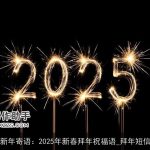 新年寄语：2025年新春拜年祝福语_拜年短信