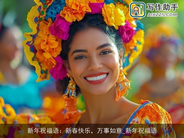 新年祝福语：新春快乐，万事如意_新年祝福语