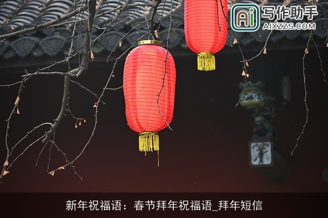 新年祝福语：春节拜年祝福语_拜年短信