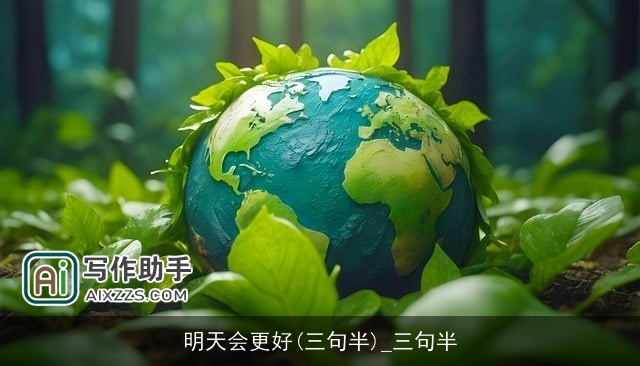 明天会更好(三句半)_三句半