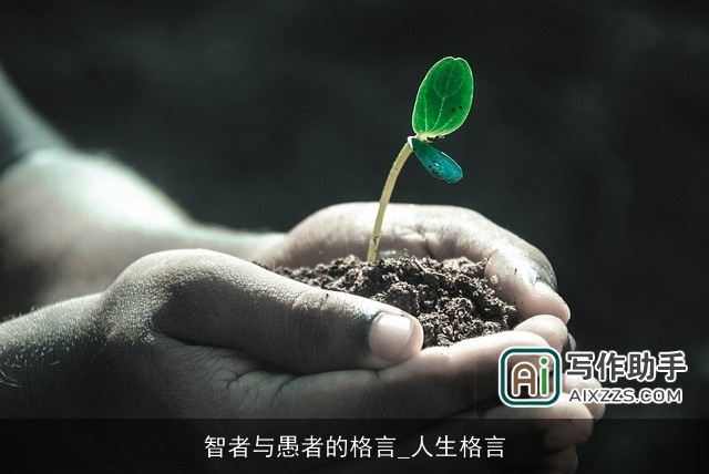 智者与愚者的格言_人生格言