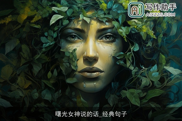 曙光女神说的话_经典句子