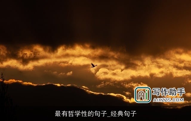 最有哲学性的句子_经典句子