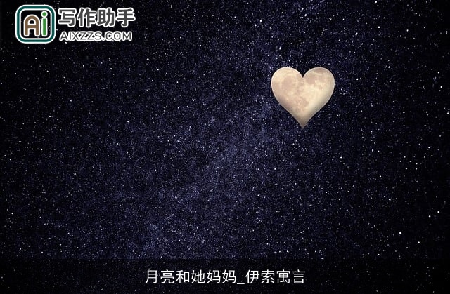 月亮和她妈妈_伊索寓言