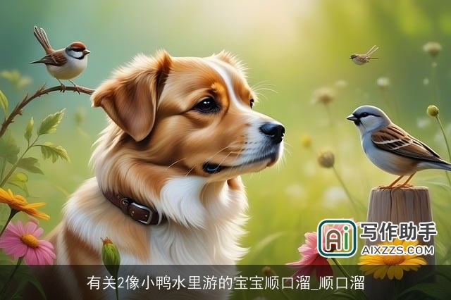 有关2像小鸭水里游的宝宝顺口溜_顺口溜