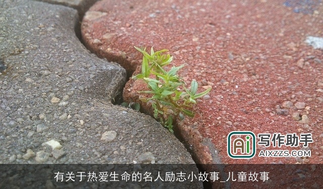 有关于热爱生命的名人励志小故事_儿童故事