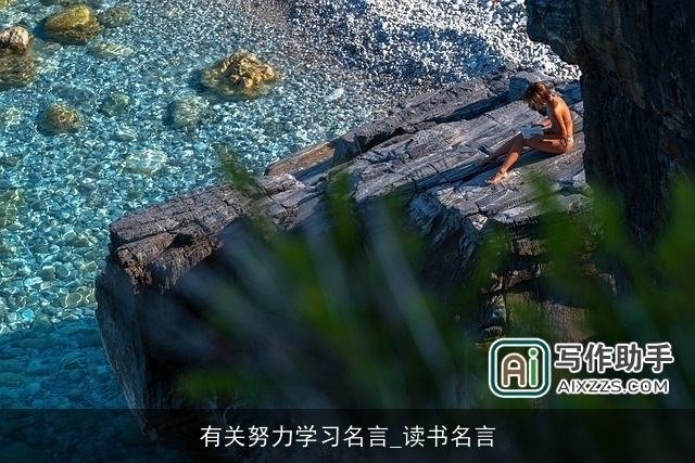 有关努力学习名言_读书名言