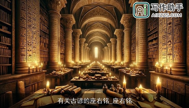 有关古谚的座右铭_座右铭