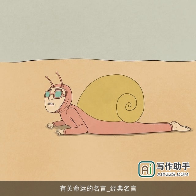 有关命运的名言_经典名言