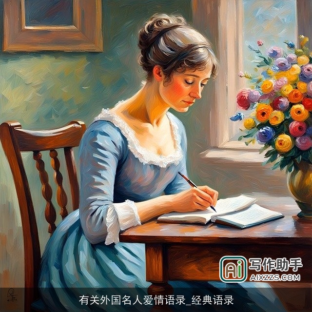 有关外国名人爱情语录_经典语录