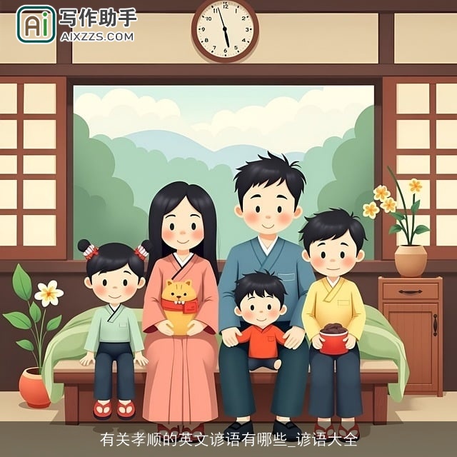 有关孝顺的英文谚语有哪些_谚语大全