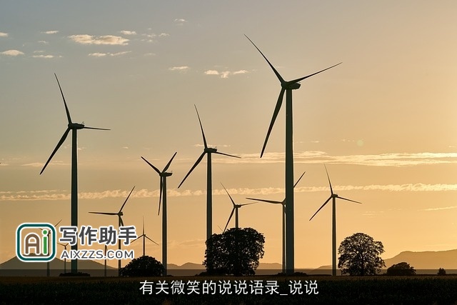 有关微笑的说说语录_说说