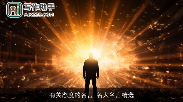 有关态度的名言_名人名言精选