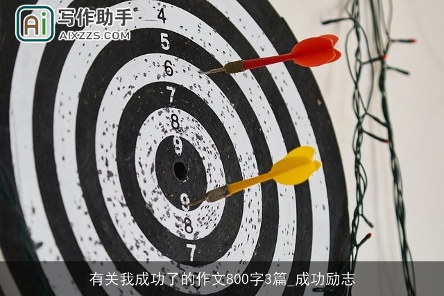 有关我成功了的作文800字3篇_成功励志
