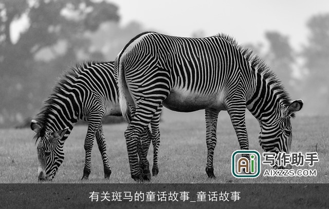 有关斑马的童话故事_童话故事