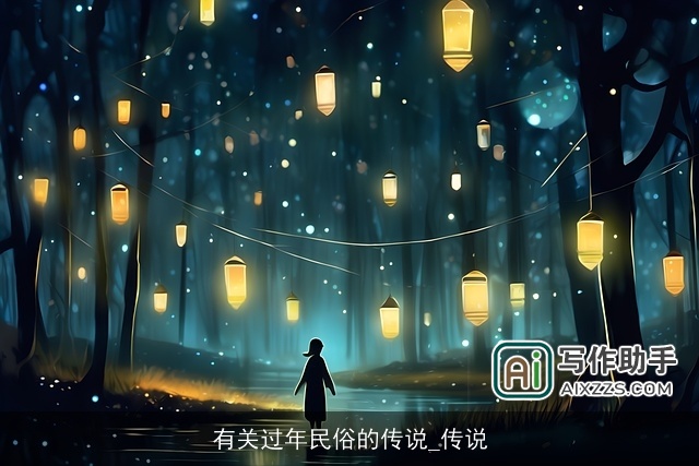 有关过年民俗的传说_传说