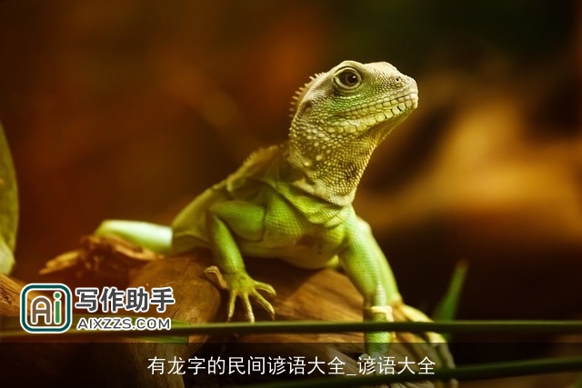 有龙字的民间谚语大全_谚语大全