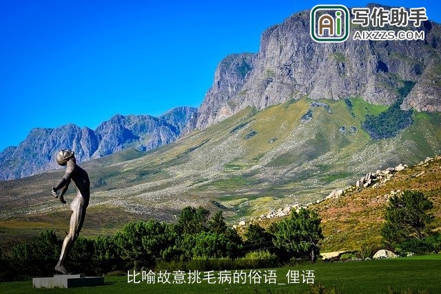 比喻故意挑毛病的俗语_俚语