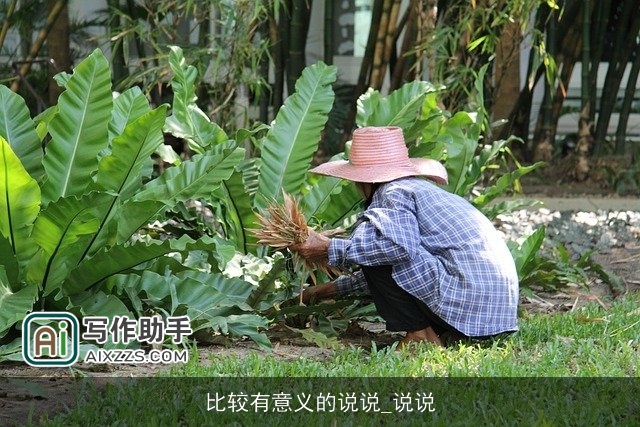 比较有意义的说说_说说