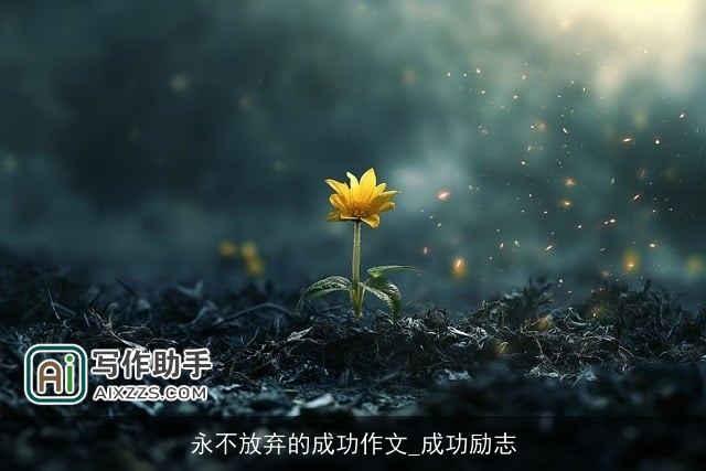 永不放弃的成功作文_成功励志