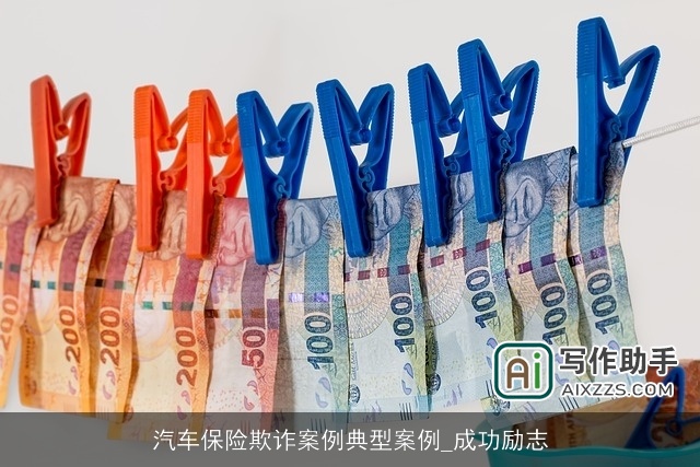 汽车保险欺诈案例典型案例_成功励志