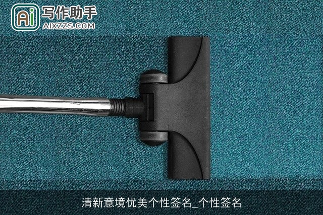 清新意境优美个性签名_个性签名