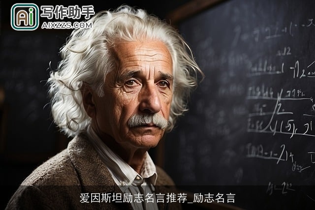 爱因斯坦励志名言推荐_励志名言