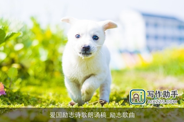 爱国励志诗歌朗诵稿_励志歌曲