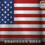 爱国者的名言名句_爱国名言