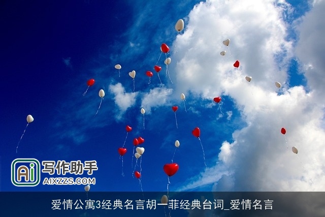 爱情公寓3经典名言胡一菲经典台词_爱情名言