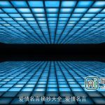 爱情名言摘抄大全_爱情名言