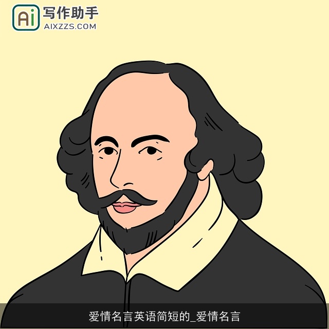 爱情名言英语简短的_爱情名言