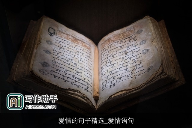 爱情的句子精选_爱情语句