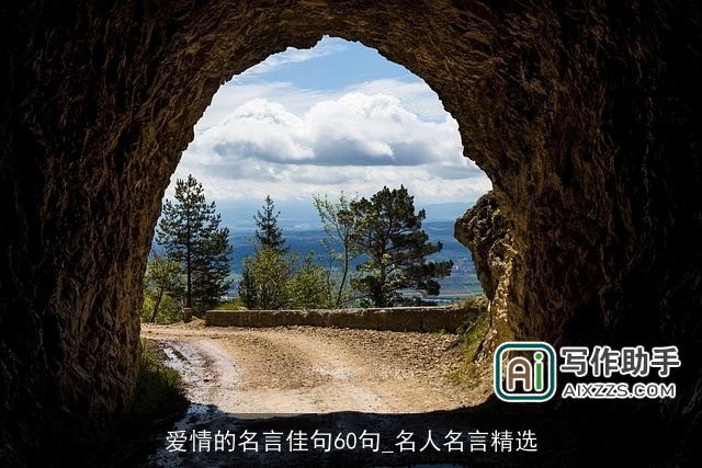 爱情的名言佳句60句_名人名言精选