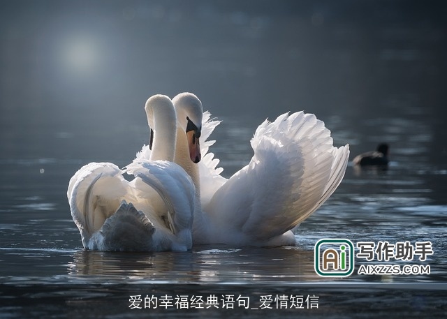 爱的幸福经典语句_爱情短信