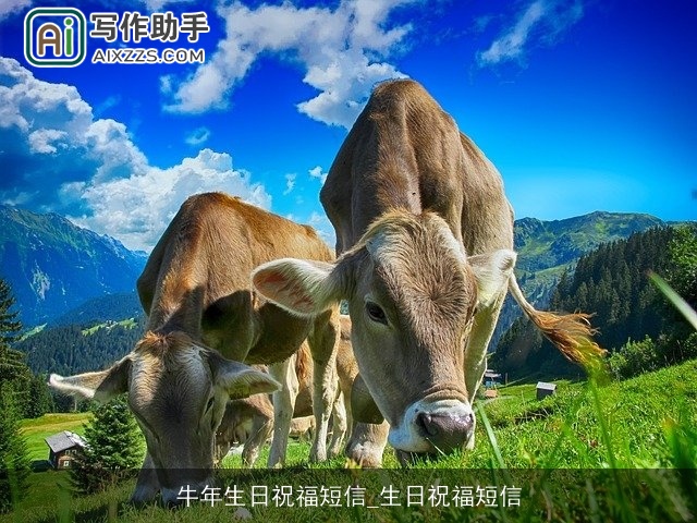 牛年生日祝福短信_生日祝福短信