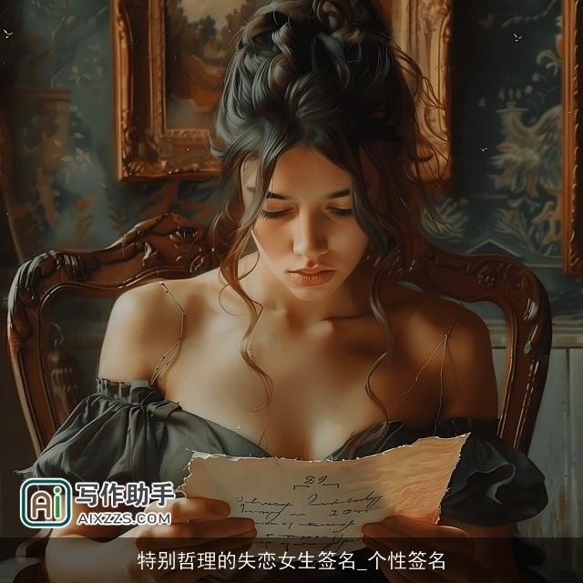 特别哲理的失恋女生签名_个性签名